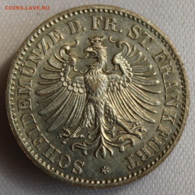 С 1 РУБ. FRANKFURT 6 крейцеров 1866г.В КОЛЛЕКЦИЮ до 18.08 - IMG_8298.JPG