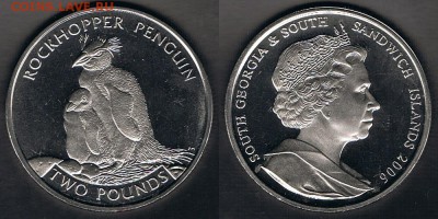 ЮГиЮСО 2 фунта 2006 "Хохлатый пингвин" до 19.08.17 22:00 - SGATSSI_KM#22_13082017