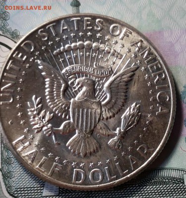 Пол доллара 1964г Unc - 20170813_165157