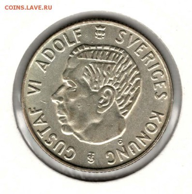 Швеция. 1 крона 1953. С 200. До 14.08 - 06