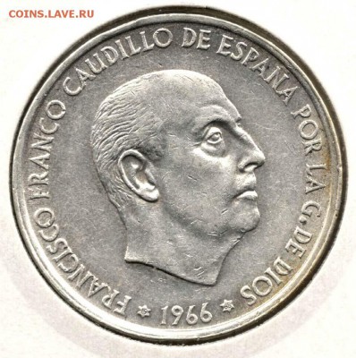 Испания. 100 песет 1966(1968). С 700. До 14.08 - 24