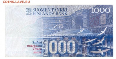 1000 марок 1986 года Финляндия - 1-1