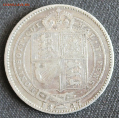 С 1 РУБ. БРИТАНИЯ шиллинг 1887г. ВИКТОРИЯ  до 20.08 в 22-00 - IMG_7986.JPG