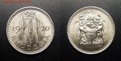 МОНЕТЫ МИРА 07-17 - Родезия – 2,5 цента (1970) №1