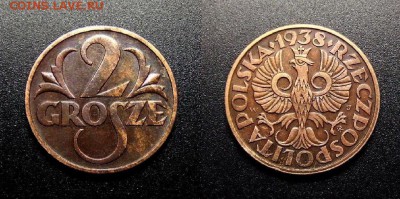 МОНЕТЫ МИРА 07-17 - Польша – 2 гроша (1938)
