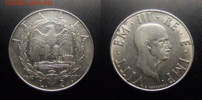 МОНЕТЫ МИРА 07-17 - Италия – 2 лиры (1940) №1