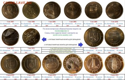 Магазинчик "MedveD" ПРИБАЛТИКА и другое (Пополняемая тема) - Lithuanian commemorative coins RUS