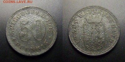 МОНЕТЫ МИРА 07-17 - Германия (Ваттеншайд) – 50 пфеннигов (1917) (нотгельд)