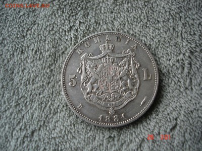 Румыния 5 лей 1881 оценка подлинности - s-l1600