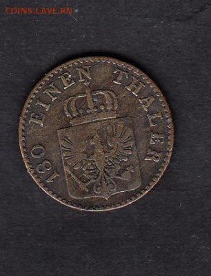 Пруссия 2пф 1858(А) - 13а