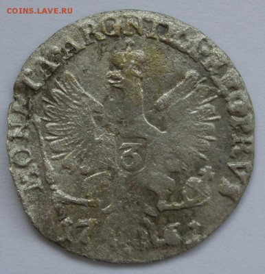 3 гроша 1761 для Пруссии. - 3 гроша 1761 - 1