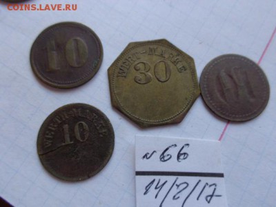 Жетоны: WERT-MARKE 10 -3 +  30 4шт  № 82  в  21-30 мск  21.8 - DSC02320.JPG
