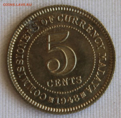 С 1 РУБ. БРИТАНСКАЯ МАЛАЙЯ 5с 1948г. ГЕОРГ-VI  до 22.08 - IMG_8330.JPG