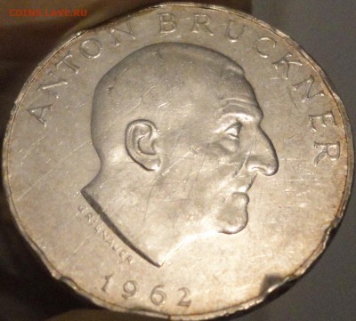25 шиллингов 1962 г. -Антон Брукнер- Австрия до 22:30 23.08. - Австрия 25 шиллингов 1962 года-11.JPG