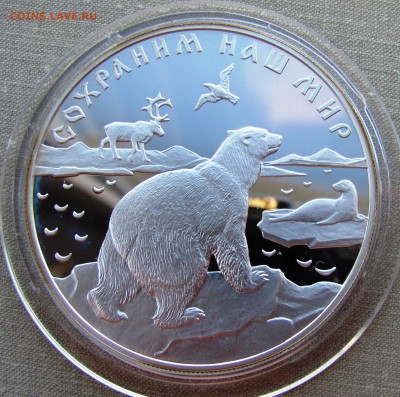 25 рублей 1997 года. Полярный медведь. Ag. До 21.08.17 22-00 - IMG_9785.JPG