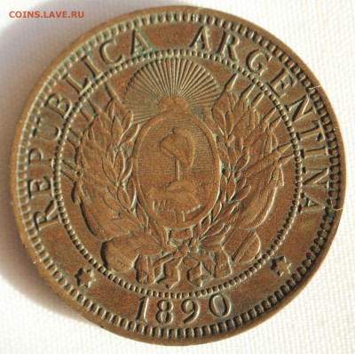 С 1 РУБ.СТАРАЯ АРГЕНТИНА 2с 1890г. В КОЛЛЕКЦИЮ до 23.08 - IMG_8405.JPG