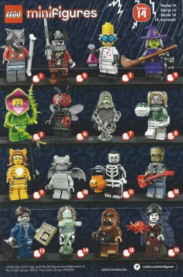 колекционирование минифигур производства компании LEGO - LEGO-Minifigures-Series-14-Character-Checklist-679x1024