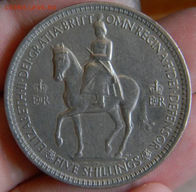 5 шиллингов 1953 Британия - DSCN1199.JPG