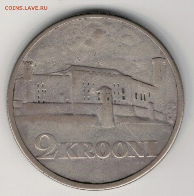 Ag ЭСТОНИЯ 2 КРОНЫ 1930 ДО 24.08.2017 В 22.00МСК (Д889) - 5-э2а