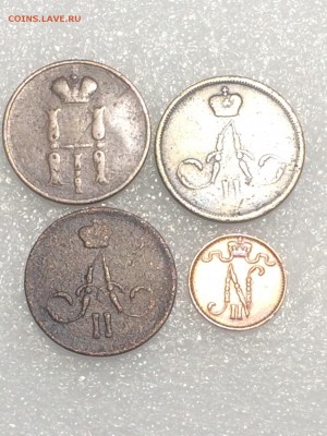 копейка 1854 ем;1860 ем;1861 ем; одна пенни 1914 г. - DUaOxsbxkdE