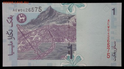 Малайзия 1 ринггит 1998 unc до 24.08.17. 22:00 мск - 1
