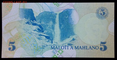Лесото 5 малоти 1989 unc до 24.08.17. 22:00 мск - 1