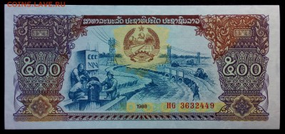 Лаос 500 кип 1988 unc до 24.08.17. 22:00 мск - 2