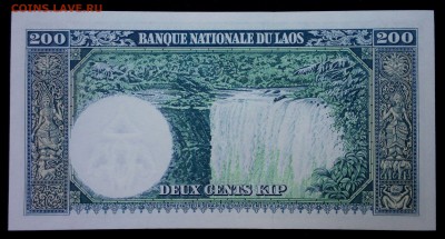 Лаос 200 кип 1963 unc до 24.08.17. 22:00 мск - 1