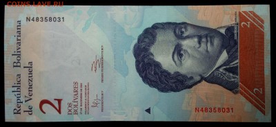 Венесуэла 2 боливара 2012 unc до 24.08.17. 22:00 мск - 2