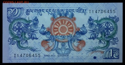 Бутан 1 нгултрум 2013 unc до 24.08.17. 22:00 мск - 2