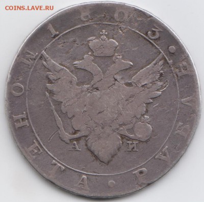 1 рубль 1803, Определение подлинности - 004