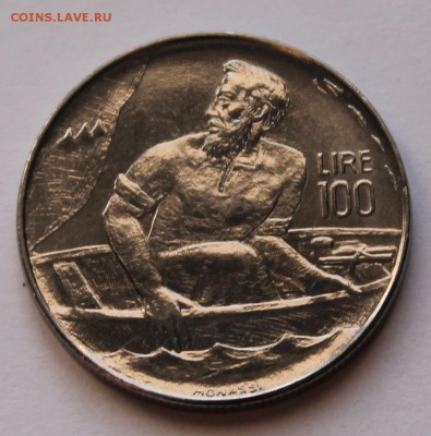 Сан Марино 100 лир 1972.  ТИРАЖ - 290 697. - 4