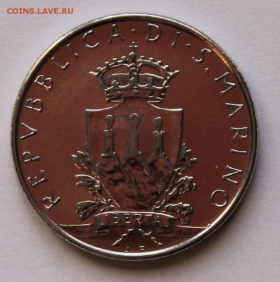 Сан Марино 100 лир 1979.  ТИРАЖ - 665 000. - 7