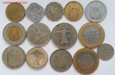 Монеты востока и Египта 14 штук - 24.08.17 22:00 мск - 20170804_175826