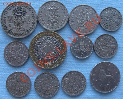 Великобритания  -- 12 монет -- до 05.03.2011 в 22.00 Мск - GB-1