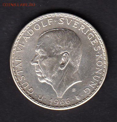 Швеция 1966 5 крон 100 лет конституционной реформы - 137