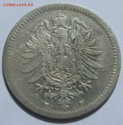 Германия, иностранщина (наборы, на вес, евро), царизм, СССР. - 50 пфеннигов 1877 H - 2