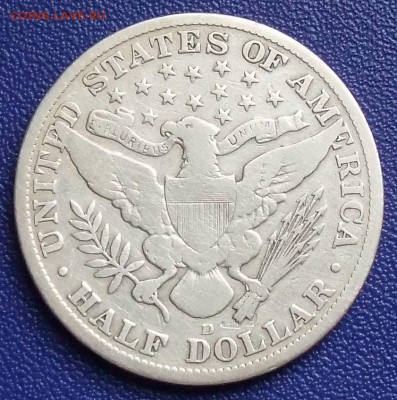 США. Пол доллара 1915 D. До 27.08.17 в 21:30. - 50-1915D-s.JPG