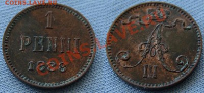 -- 1 Пенни 1888 -- Рус. Финляндия до 06.03.11 в 22.00 М - 1888