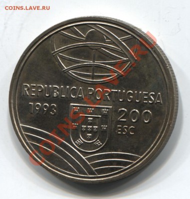 Португалия 200 эскудо 1993 до 07.03.11 в 18.00мск - portugal200 001