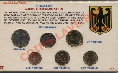 Германия набор 6 монет до 07.03.11 в 18.00мск - set_germany