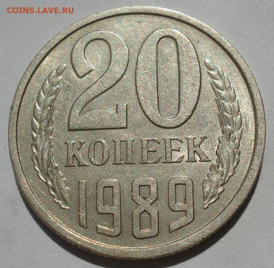 20 копеек 1989 СССР "ТОЛСТАЯ" до 22:00 25.08.2017 - DSC02826.JPG