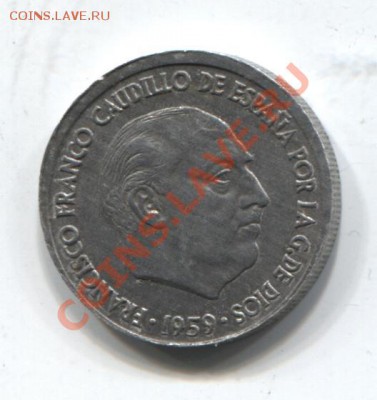 Испания 10 сантимов 1959 до 07.03.11 в 18.00мск - spain 001