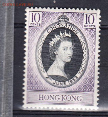 Колонии Гонк Конг 1953 1м коронация - 367