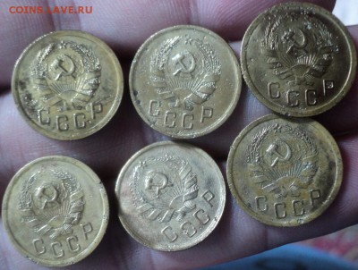 Шесть 2-х копеечных монет нового образца 1935 года ок.27.08. - DSC03985.JPG