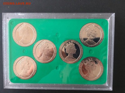 Остров Мэн 1 крона 1988 6 шт Набор Животные Австралии - s-l1600 %281%29