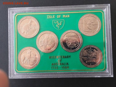 Остров Мэн 1 крона 1988 6 шт Набор Животные Австралии - s-l1600 (4)