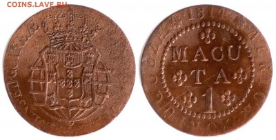 Португальская Африка 1 макута 1814 - Ангола 1 макута 1814 KM-46 510