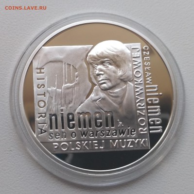 ПОЛЬША,10 злотых 2009г(Чеслав Немен)!до 27.08.2017 - фото для Ильич 969 018