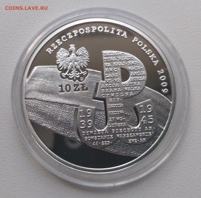 ПОЛЬША,10 злотых 2009г(Польское подполье)!до 27.08.2017 - фото для Ильич 969 029